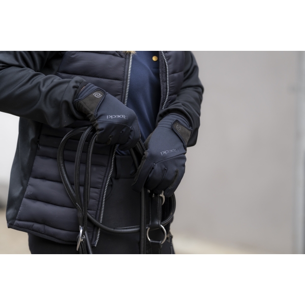 Rękawiczki jeździeckie zimowe WINYA (01-310019) – SERIA ECO k9000 black Roeckl
